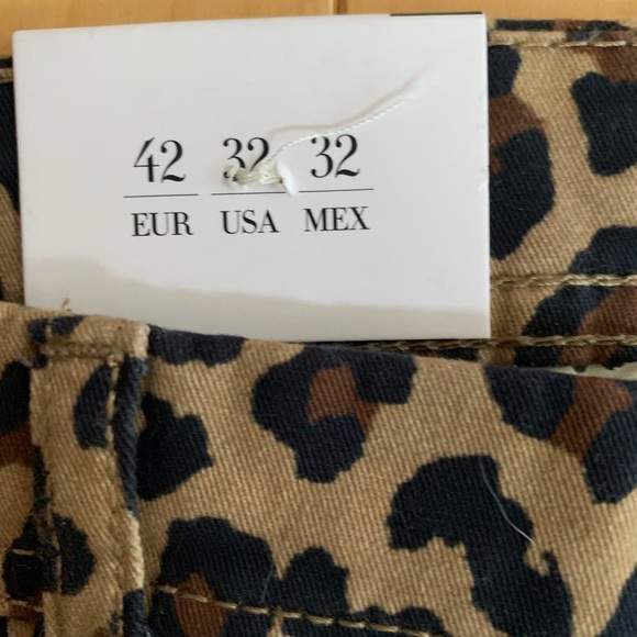 Zara Super Skinny Animal Print Jeans - Picture 5 of 7